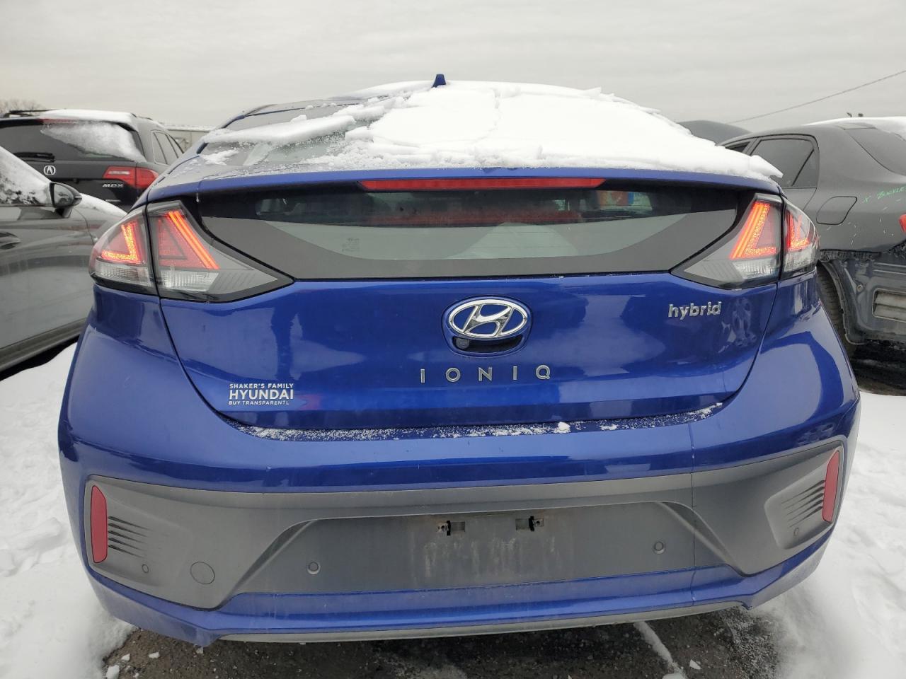 2022 Hyundai IONIQ VIN KMHC05LC8NU275143 Copart auction photo, front end / side damage thumbnail 6