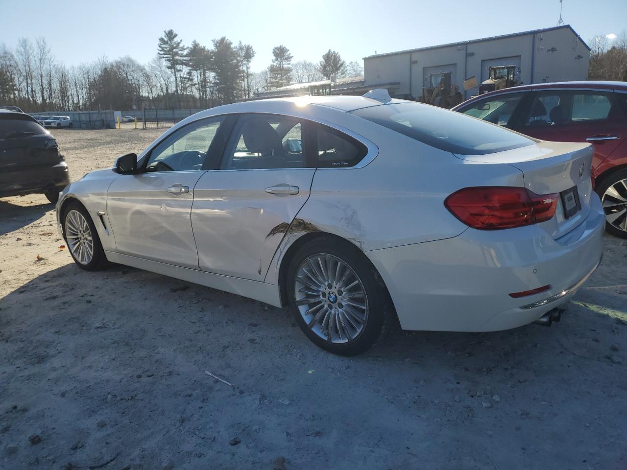 2015 BMW 4er VIN WBA4A5C53FD410289 Copart auction photo, rear end damage thumbnail 2