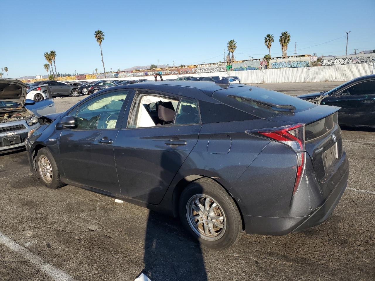 2018 Toyota Prius VIN JTDKBRFU3J3060209 Copart auction photo, front end damage thumbnail 2