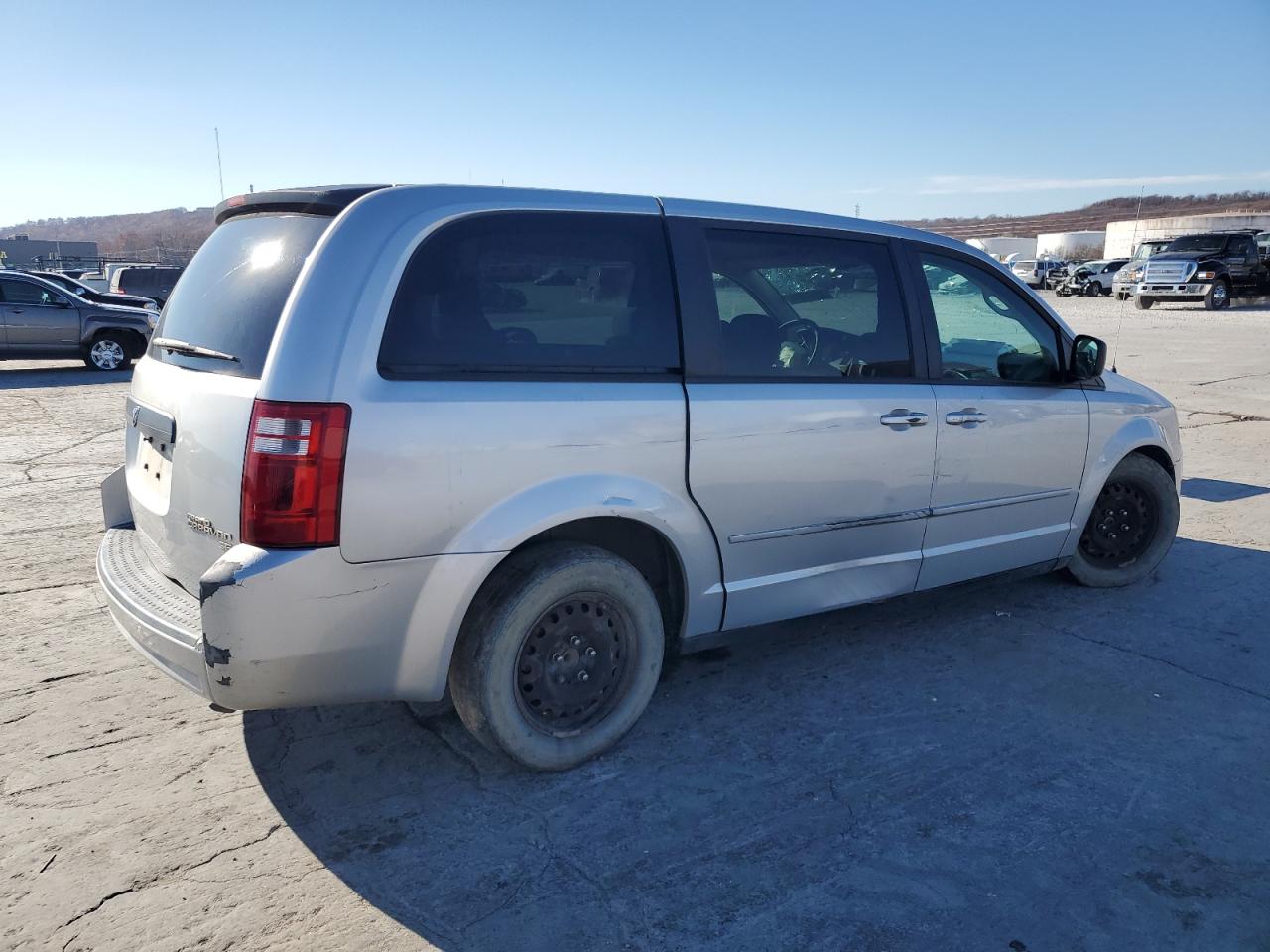 2009 Dodge Caravan VIN 1D8HN44E59B502751 Copart auction photo, front end / mechanical damage thumbnail 3
