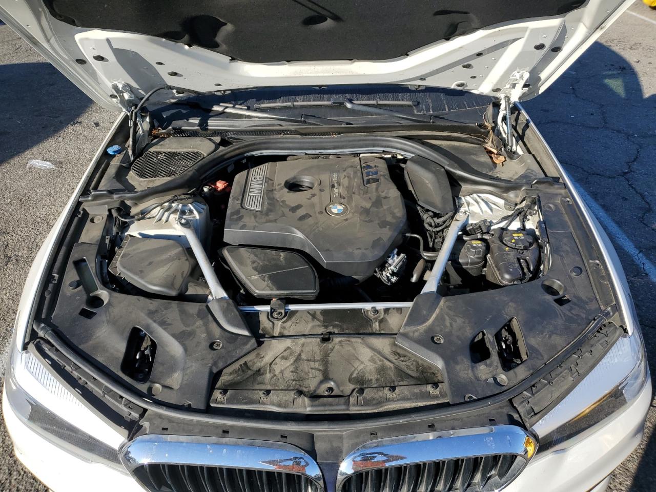 2019 BMW 5er VIN WBAJA5C5XKWA58204 Copart auction photo, undercarriage / minor dent/scratches damage thumbnail 12