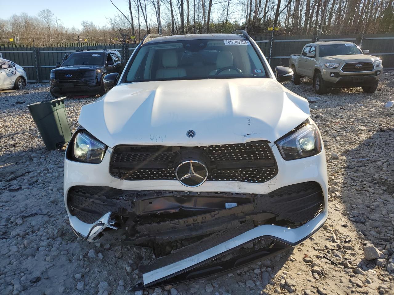 2022 Mercedes-Benz GLE VIN 4JGFB4JB0NA654263 Copart auction photo, front end damage thumbnail 5