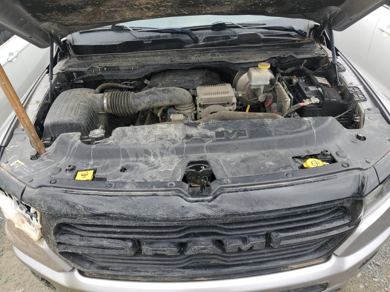2021 RAM 1500 VIN 1C6SRFFT5MN569526 Copart auction photo, burn damage thumbnail 11