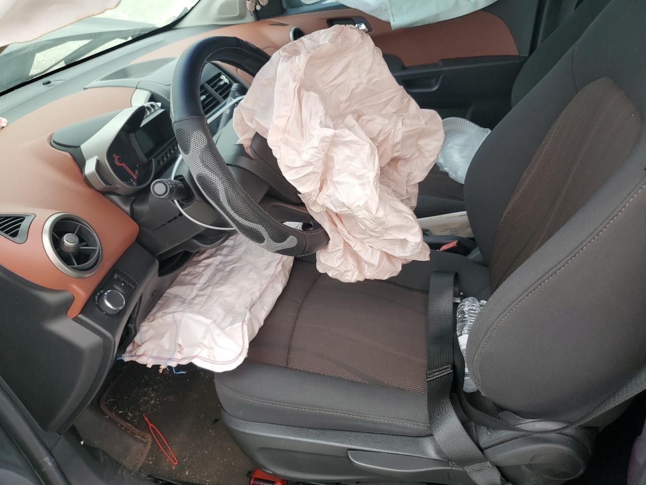 2012 Chevrolet Sonic VIN 1G1JC5SH3C4169317 Copart auction photo, front end damage thumbnail 7
