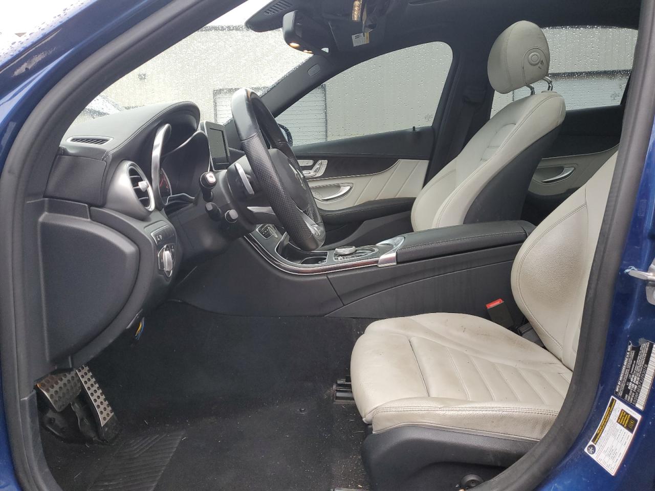 2018 Mercedes-Benz C-klasse VIN 55SWF6EB7JU253078 Copart auction photo, vandalism / front end damage thumbnail 7