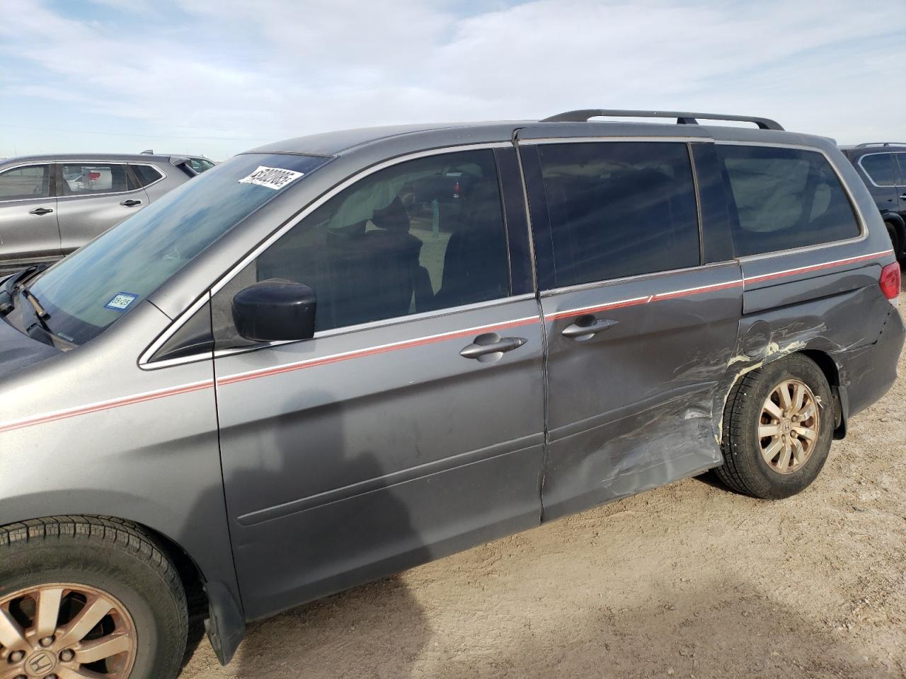 2009 Honda Odyssey VIN 5FNRL38429B026976 Copart auction photo, side damage thumbnail 7