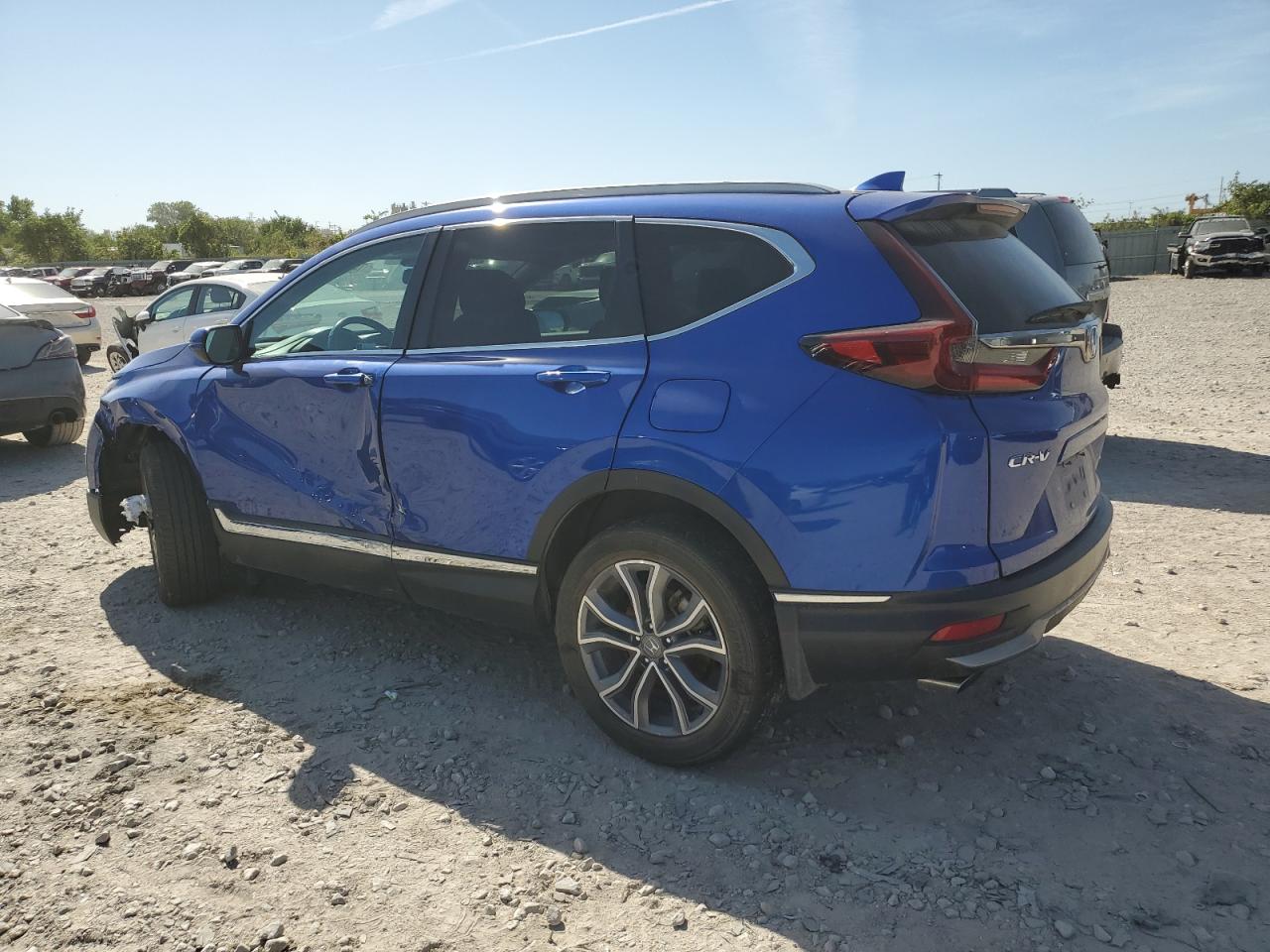 2020 Honda CR-V VIN 7FARW2H94LE011128 Copart auction photo, side / front end damage thumbnail 2