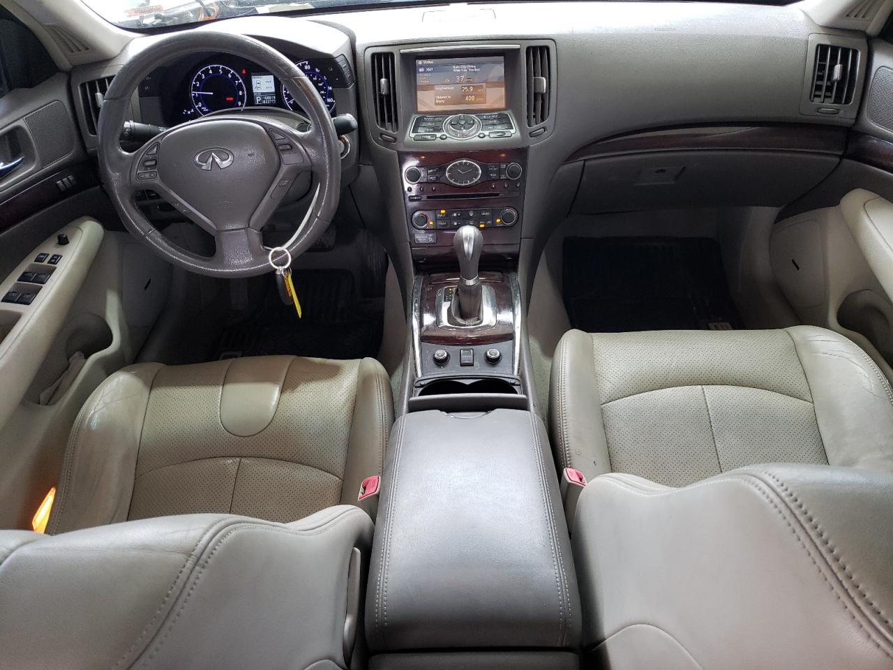 2011 Infiniti G VIN JN1CV6AR7BM354546 Copart auction photo, front end / all over damage thumbnail 8