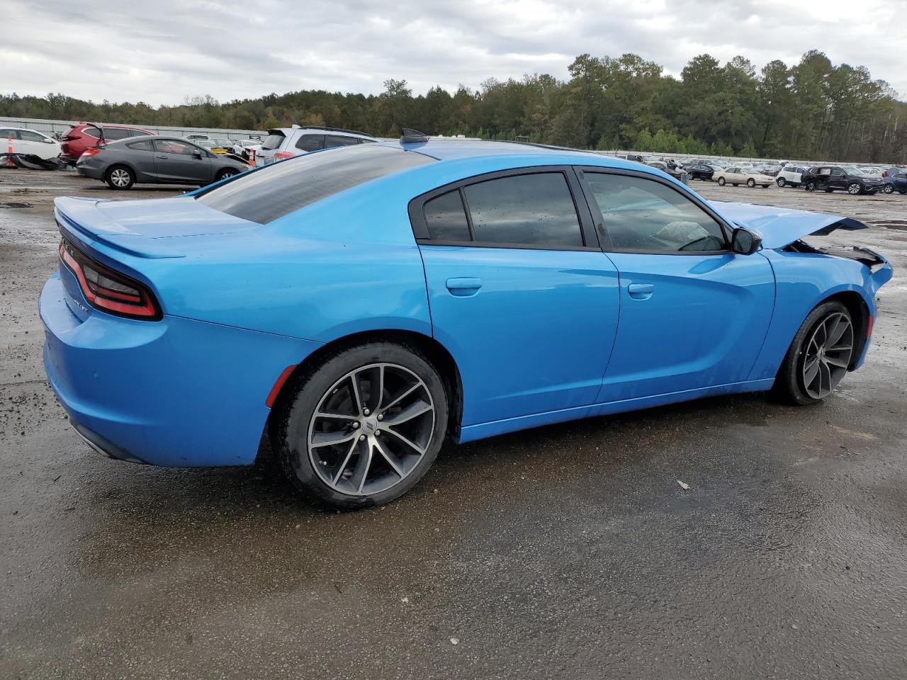 2015 Dodge Charger VIN 2C3CDXHGXFH890043 Copart auction photo, front end damage thumbnail 3