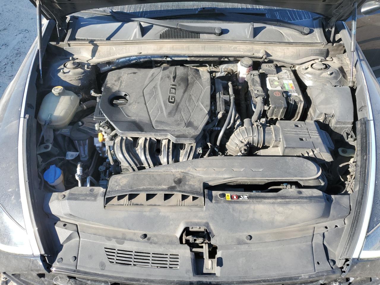 2020 Hyundai Sonata VIN 5NPEF4JA5LH053951 Copart auction photo, rear end / side damage thumbnail 11