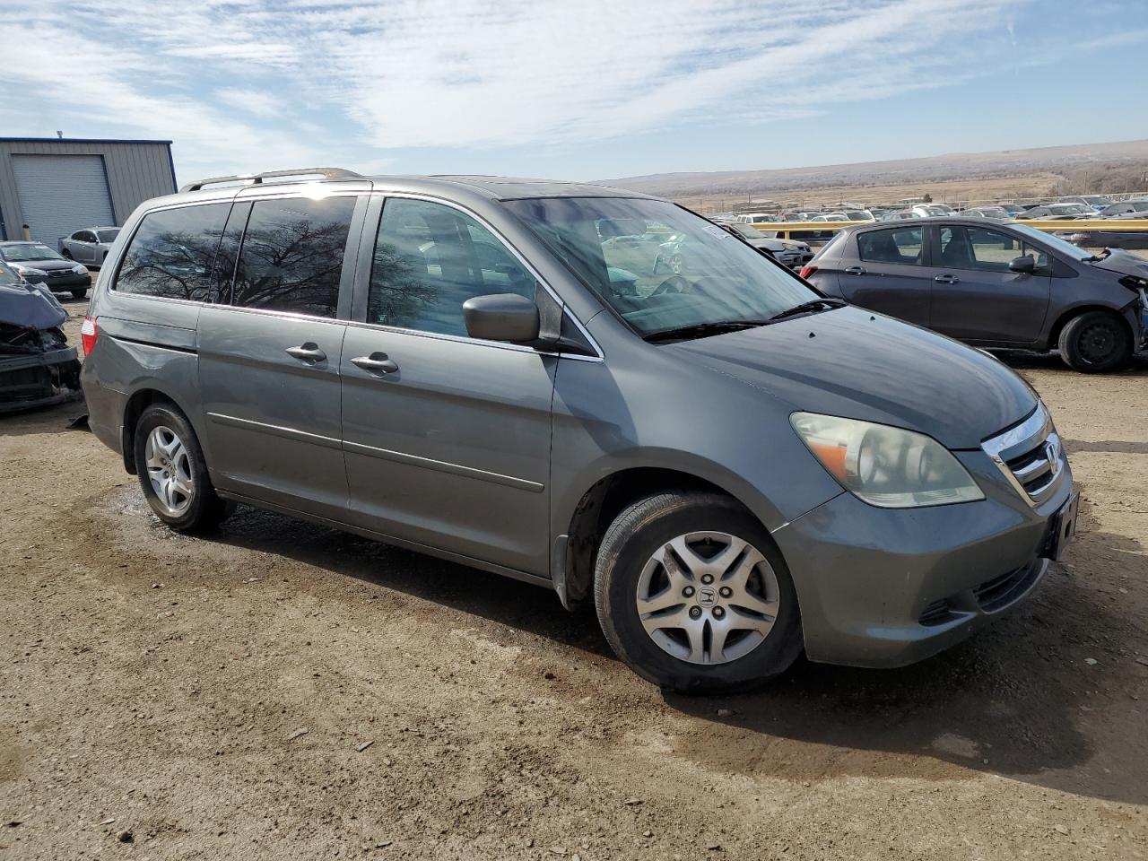 2007 Honda Odyssey VIN 5FNRL38737B462324 Copart auction photo, side damage thumbnail 4