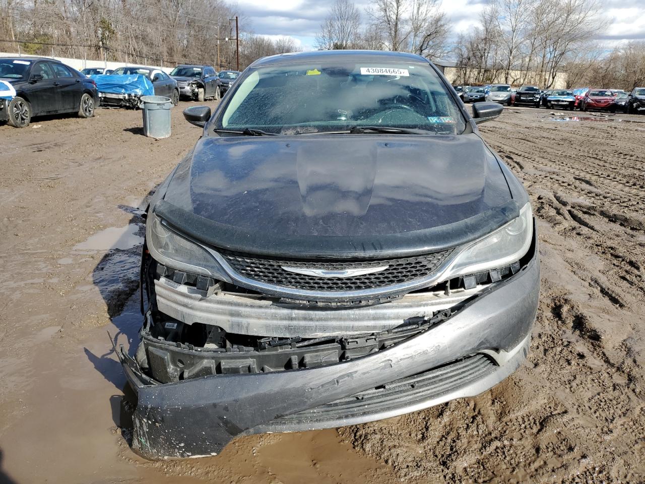 2016 Chrysler 200 VIN 1C3CCCAB0GN165845 Copart auction photo, front end / side damage thumbnail 5