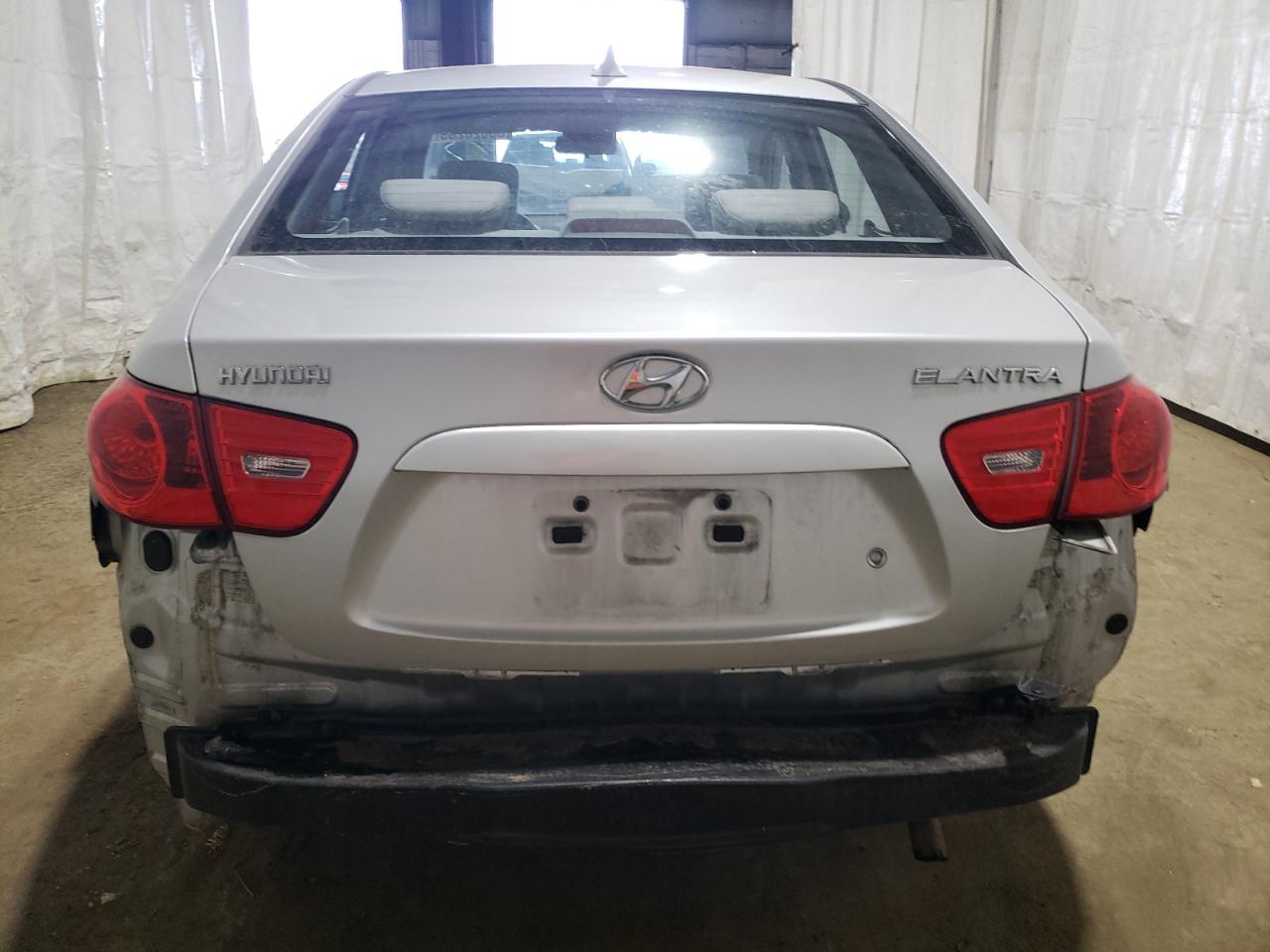 2009 Hyundai Elantra VIN KMHDU46D89U803244 Copart auction photo, all over damage thumbnail 6