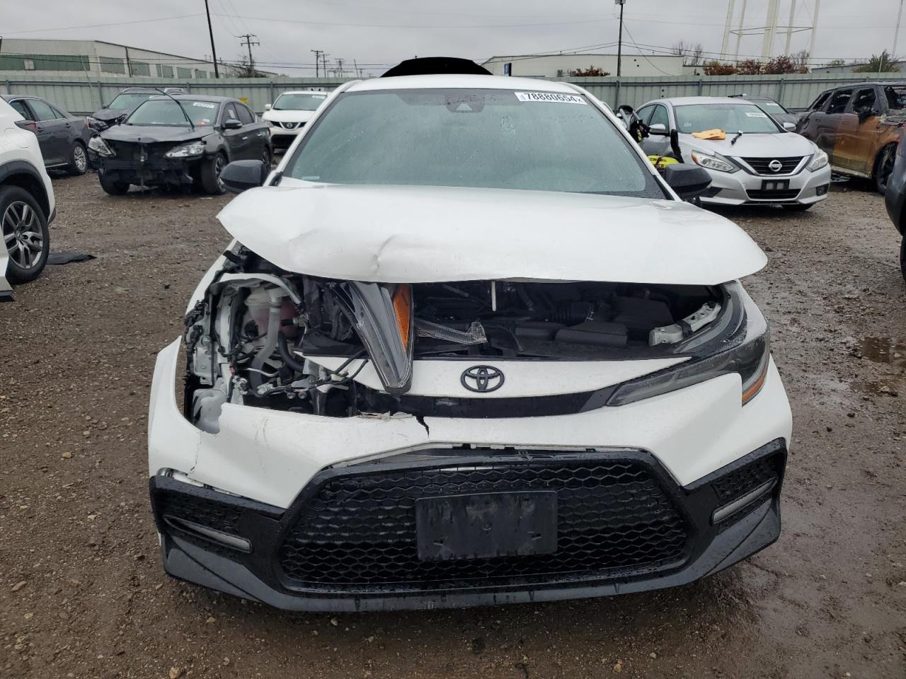 2021 Toyota Corolla VIN 5YFS4MCEXMP083329 Copart auction photo, front end damage thumbnail 5