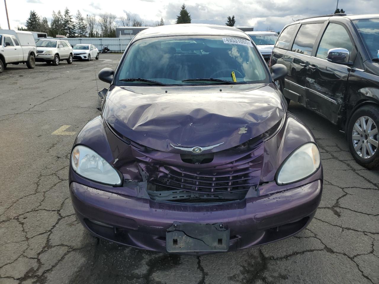 2005 Chrysler PT Cruiser VIN 3C4FY58B75T505324 Copart auction photo, front end damage thumbnail 5