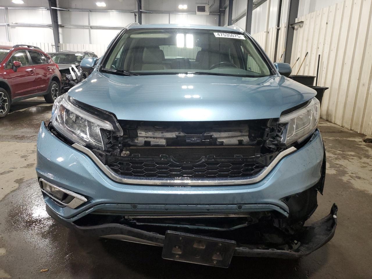 2016 Honda CR-V VIN 2HKRM4H78GH697578 Copart auction photo, front end damage thumbnail 5