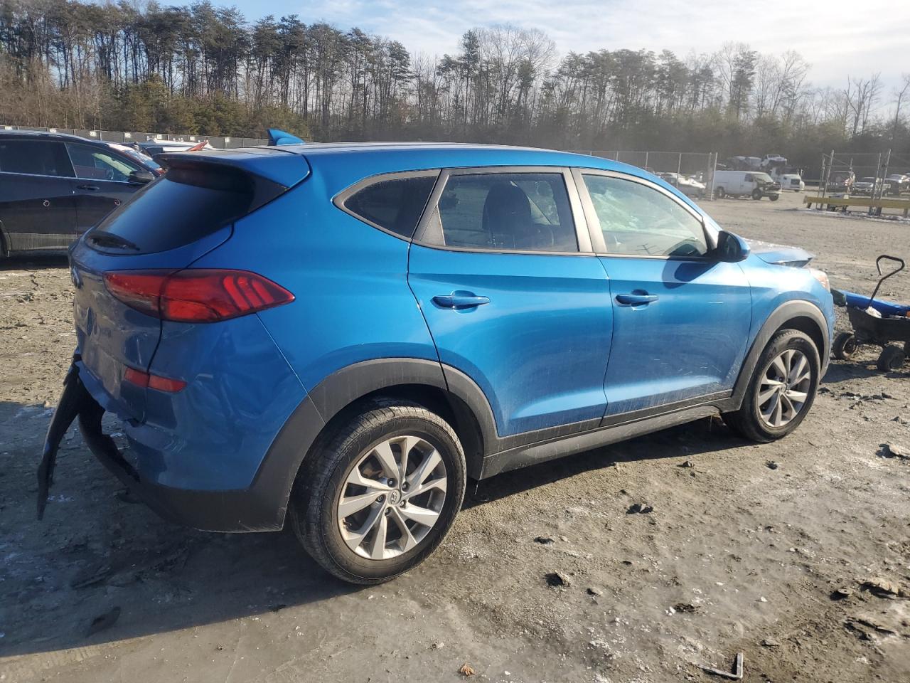 2019 Hyundai Tucson VIN KM8J23A45KU036954 Copart auction photo, front end / rear end damage thumbnail 3