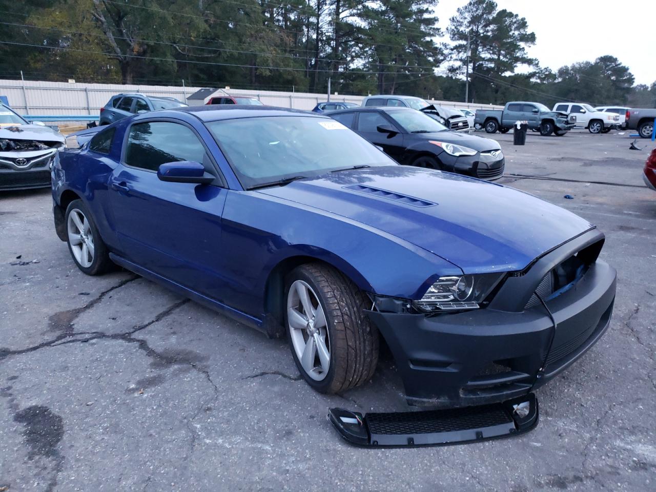 2014 Ford Mustang VIN 1ZVBP8CF1E5259042 Copart auction photo, rear end / front end damage thumbnail 4