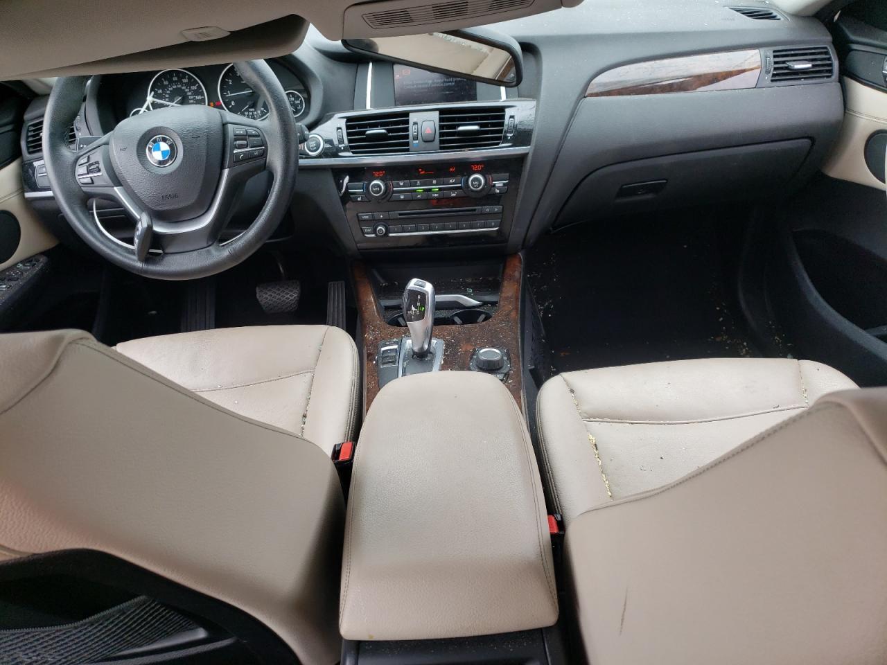 2015 BMW X3 VIN 5UXWX9C58F0D60984 Copart auction photo, top/roof / side damage thumbnail 8