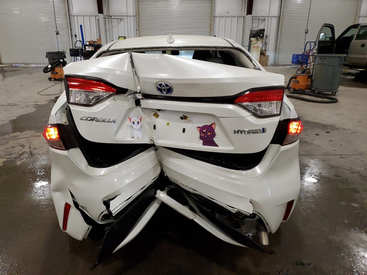 2021 Toyota Corolla VIN JTDEAMDE3MJ007668 Copart auction photo, rear end damage thumbnail 6