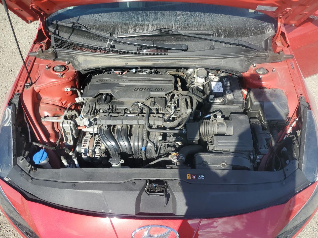 2022 Hyundai Elantra VIN 5NPLM4AGXNH072855 Copart auction photo, rear end / minor dent/scratches damage thumbnail 11