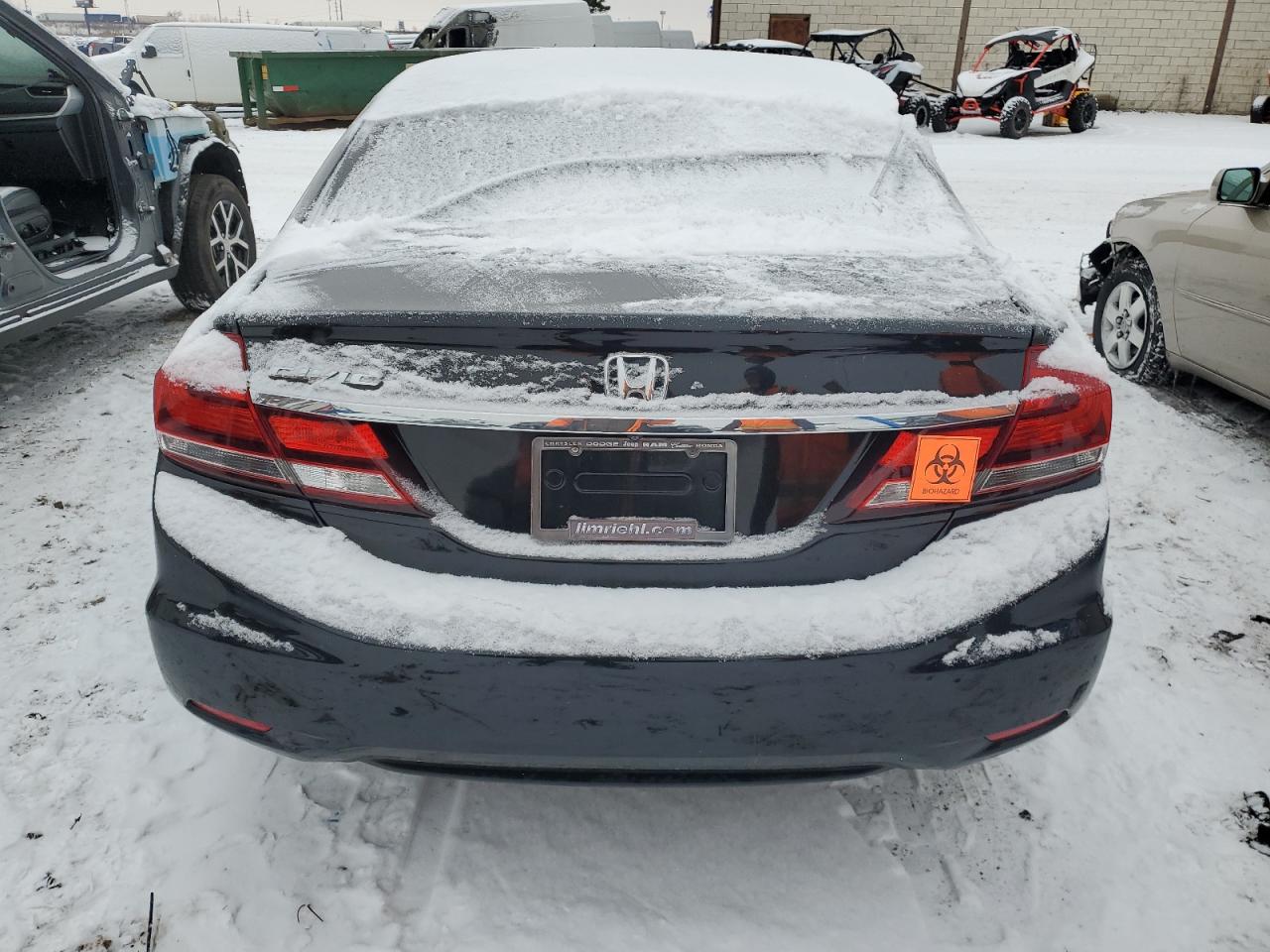 2015 Honda Civic VIN 19XFB2F88FE005900 Copart auction photo, front end damage thumbnail 6