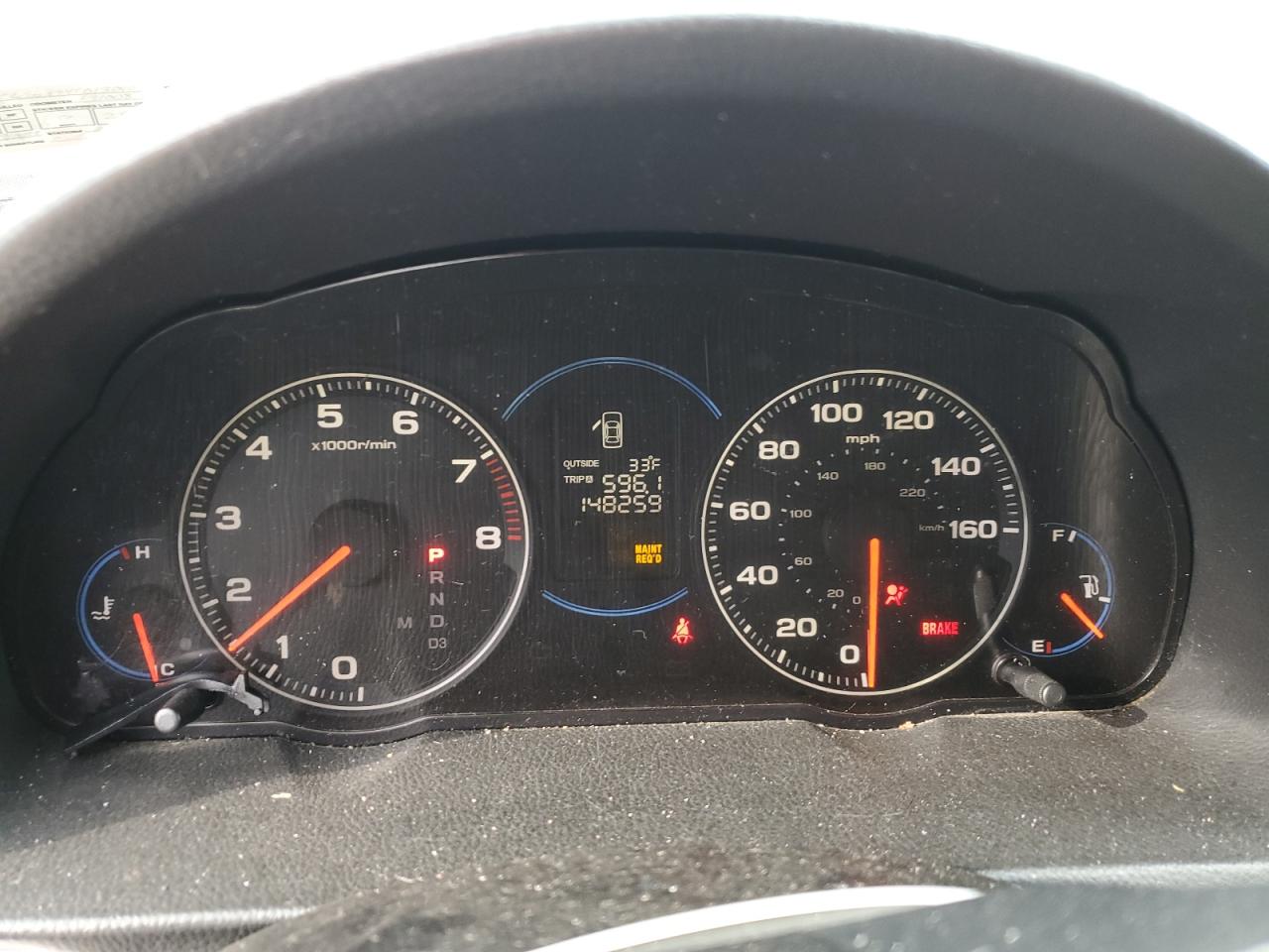2004 Acura TSX VIN JH4CL96894C013094 Copart auction photo, front end damage thumbnail 9