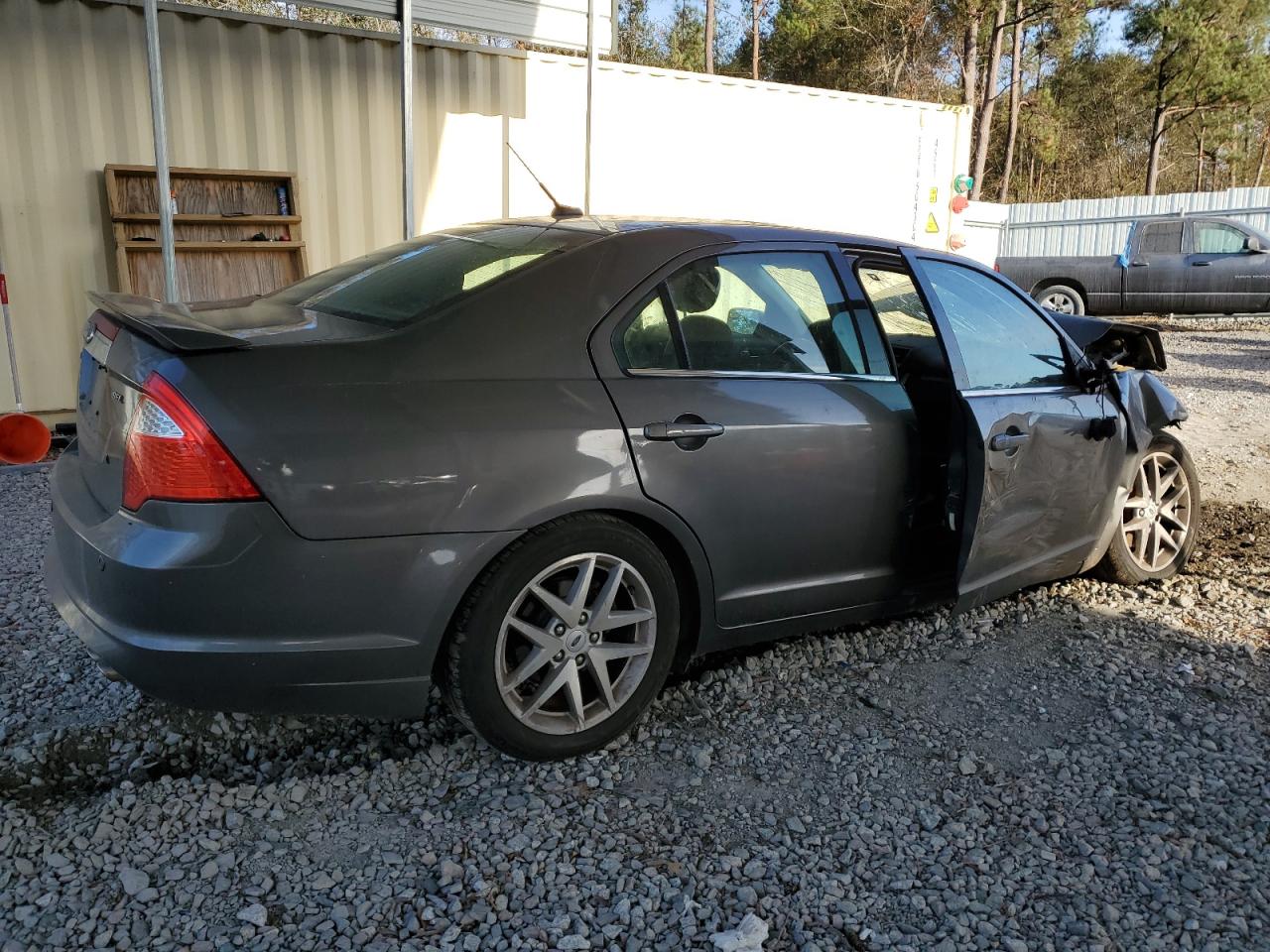 2012 Ford Fusion VIN 3FAHP0JA2CR234673 Copart auction photo, front end / side damage thumbnail 3