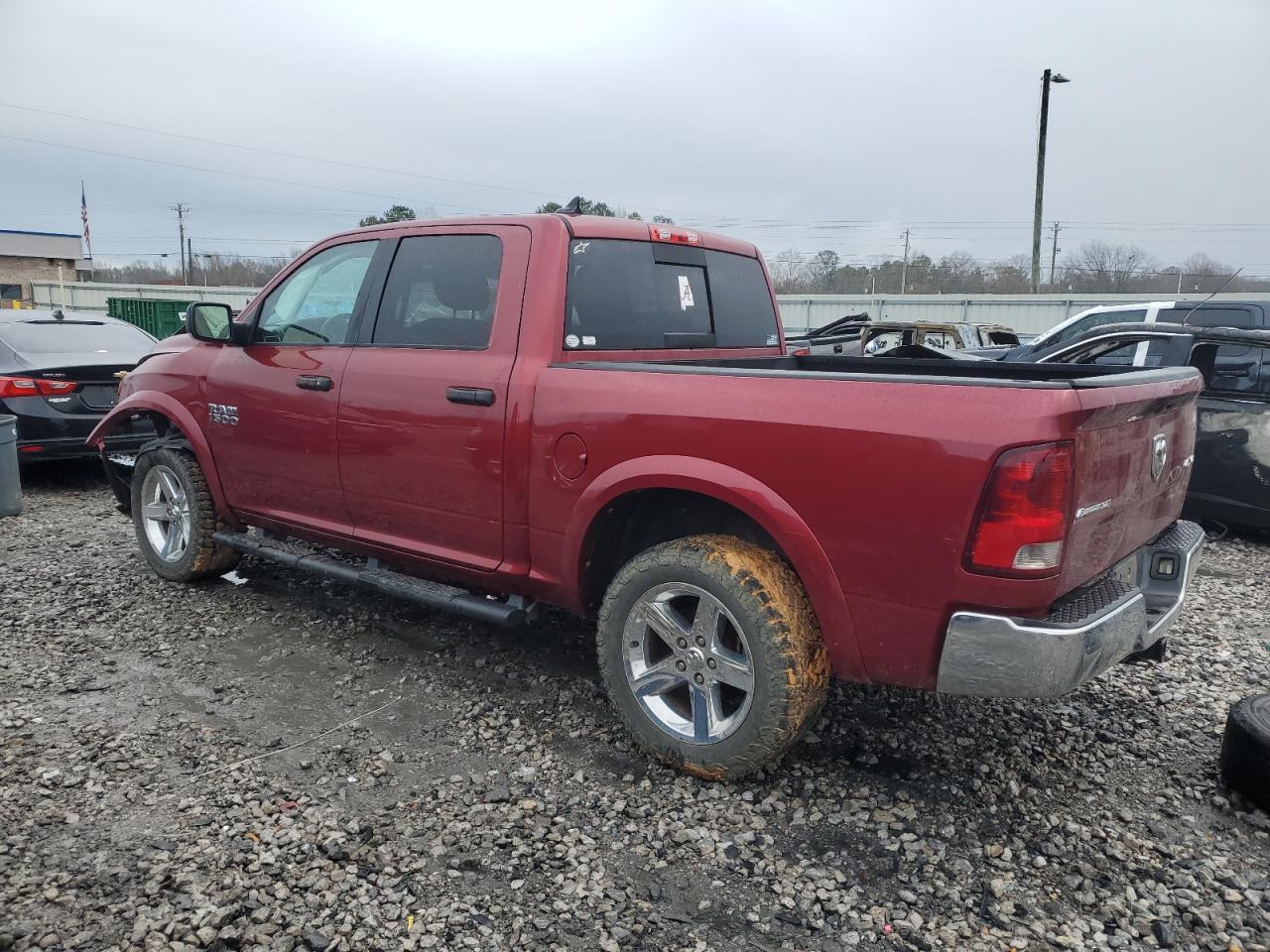 2014 RAM 1500 VIN 1C6RR7LG9ES423564 Copart auction photo, all over damage thumbnail 2