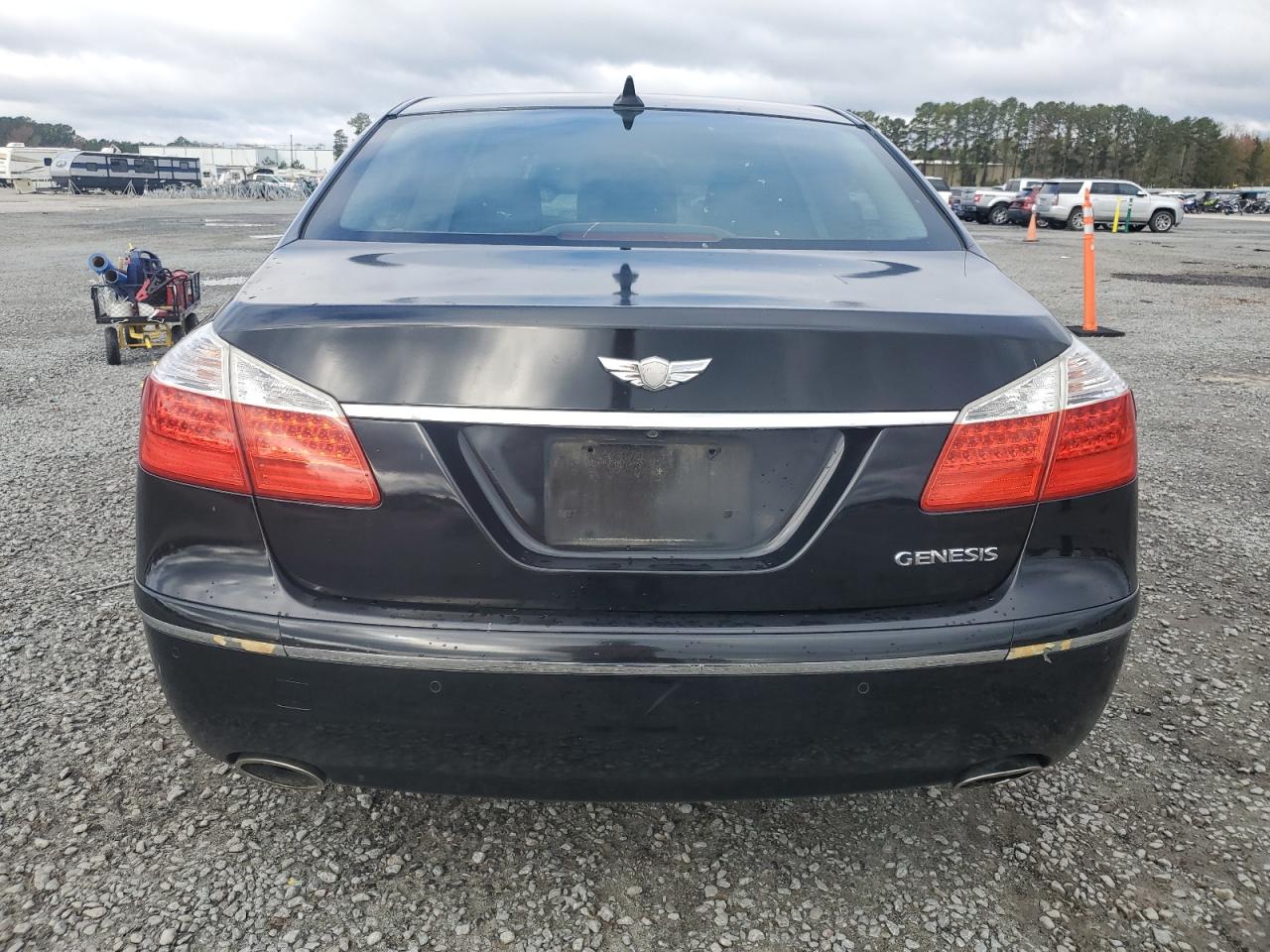 2009 Hyundai Genesis VIN KMHGC46E69U030279 Copart auction photo, front end damage thumbnail 6