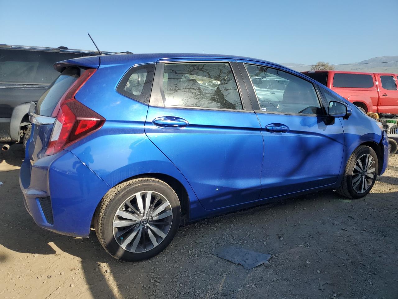 2016 Honda Fit VIN JHMGK5H71GX043592 Copart auction photo, front end damage thumbnail 3
