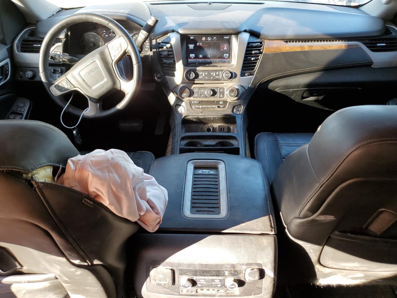 2015 GMC Yukon VIN 1GKS2JKJXFR557750 Copart auction photo, front end / side damage thumbnail 8