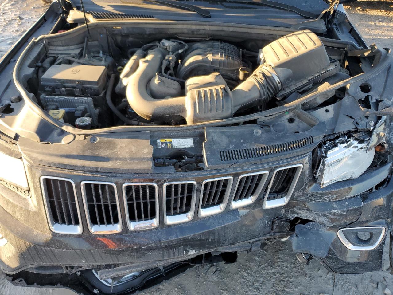 2015 Jeep Grand Cherokee VIN 1C4RJFBG1FC649878 Copart auction photo, front end damage thumbnail 12