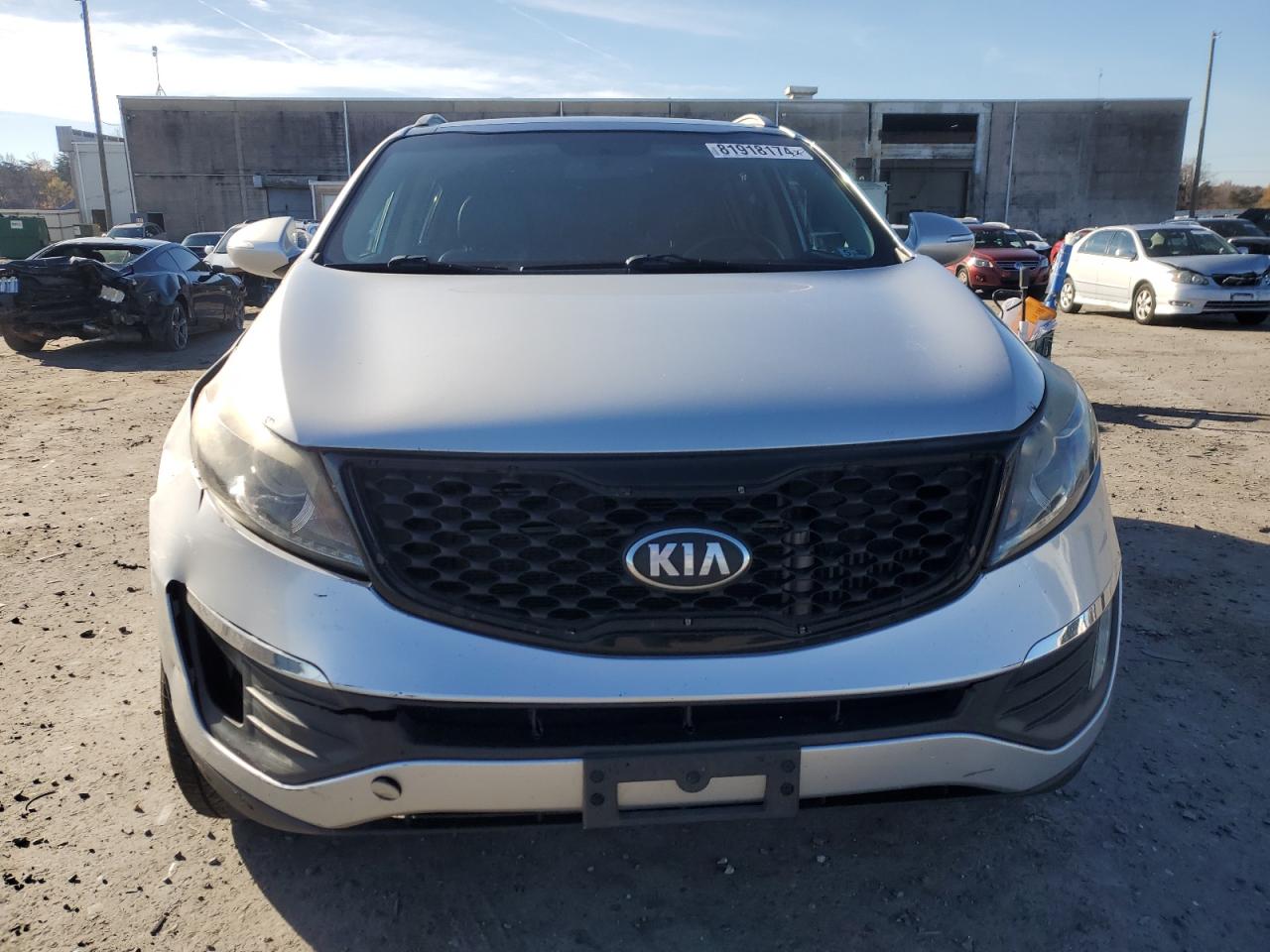 2013 KIA Sportage VIN KNDPC3A60D7487322 Copart auction photo, front end / minor dent/scratches damage thumbnail 5