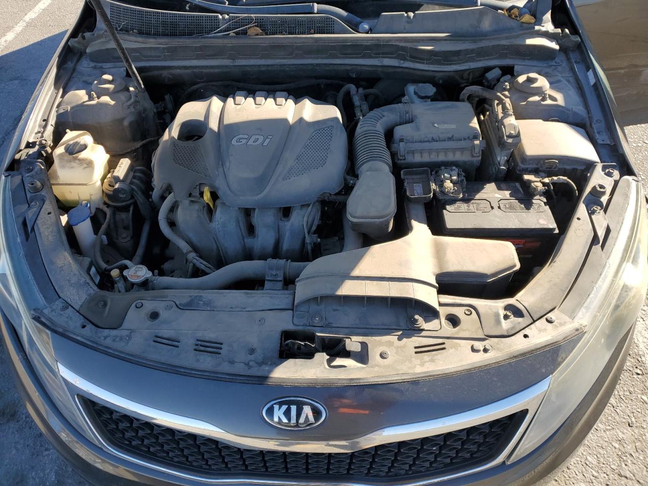 2013 KIA Optima VIN 5XXGM4A79DG196515 Copart auction photo, front end / side damage thumbnail 12