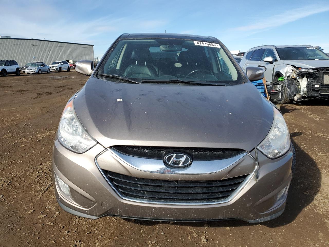 2011 Hyundai Tucson VIN KM8JUCAC6BU277147 Copart auction photo, front end / mechanical damage thumbnail 5