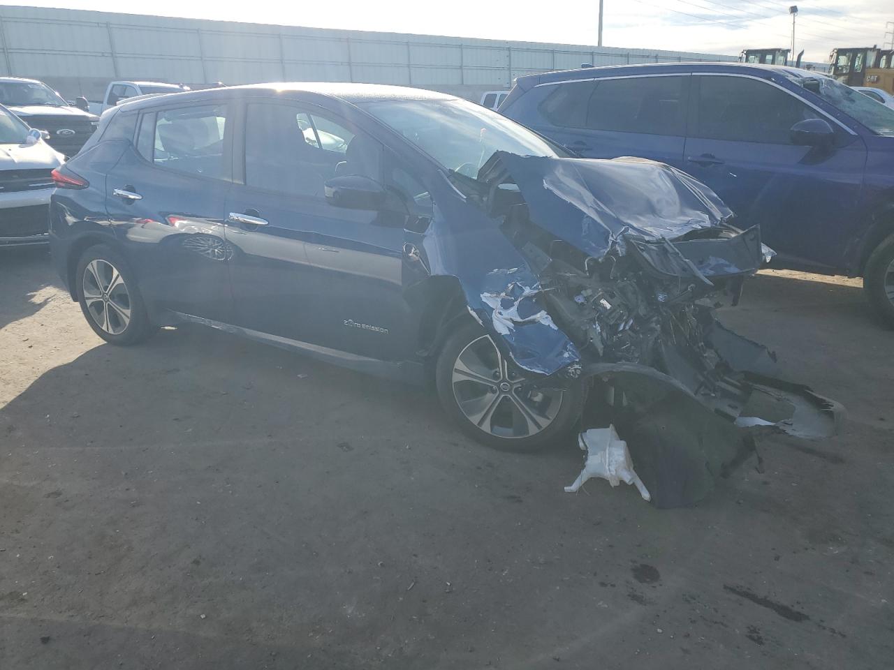 2018 Nissan Leaf VIN 1N4AZ1CP5JC315777 Copart auction photo, front end damage thumbnail 4