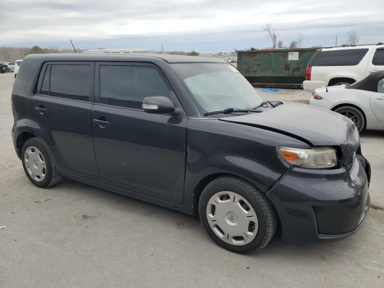 2009 Toyota xB VIN JTLKE50E991065024 Copart auction photo, front end / side damage thumbnail 4