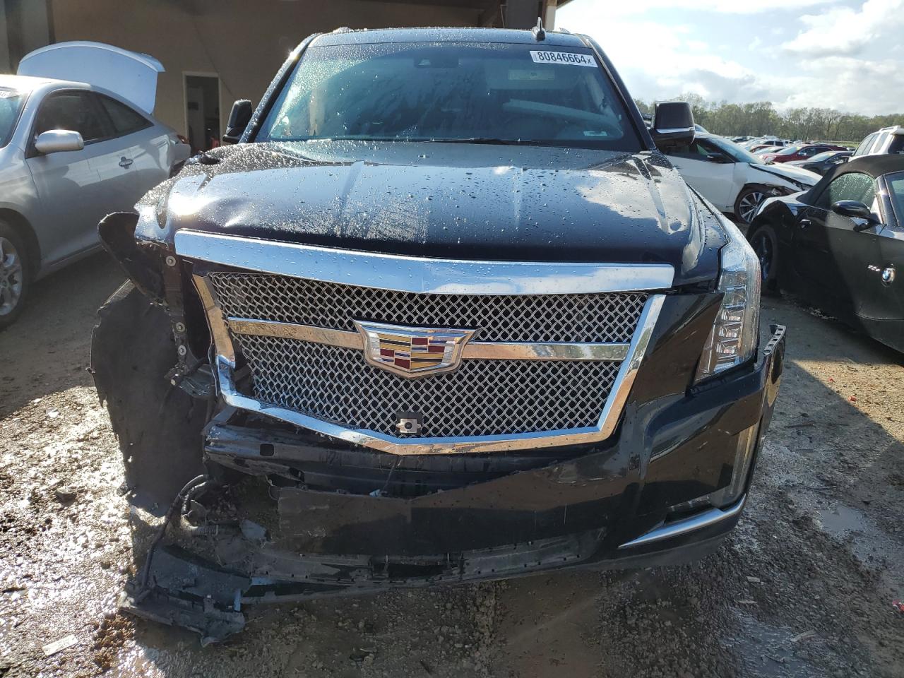 2016 Cadillac Escalade VIN 1GYS4HKJ4GR113497 Copart auction photo, front end damage thumbnail 5