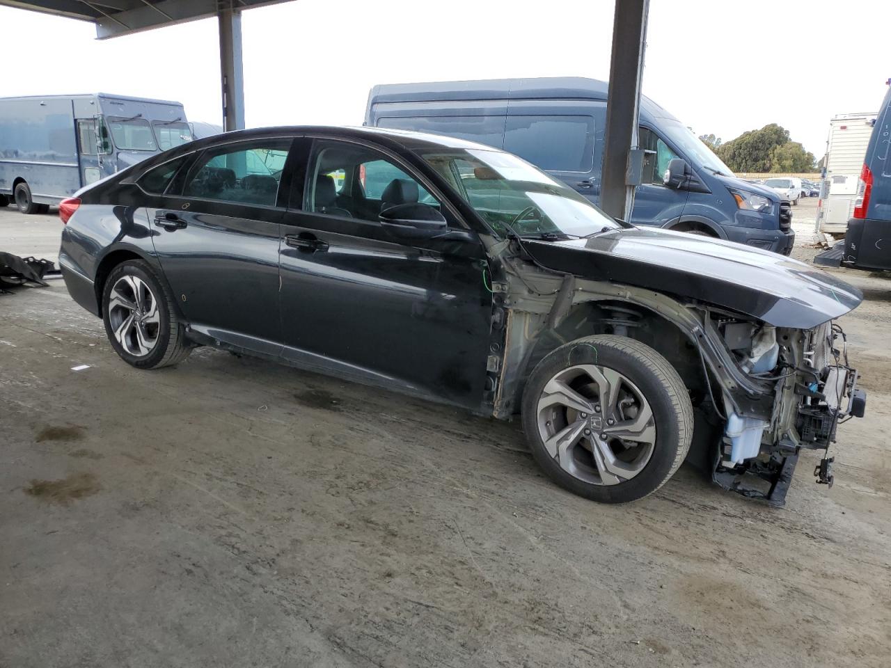 2018 Honda Accord VIN 1HGCV1F50JA214457 Copart auction photo, front end damage thumbnail 4