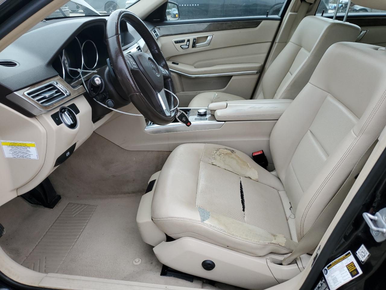 2014 Mercedes-Benz E-klasse VIN WDDHF5KB8EA967685 Copart auction photo, front end damage thumbnail 7