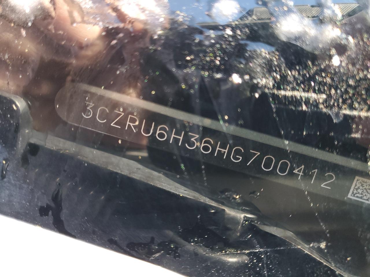 2017 Honda HR-V VIN 3CZRU6H36HG700412 Copart auction photo, front end damage thumbnail 12