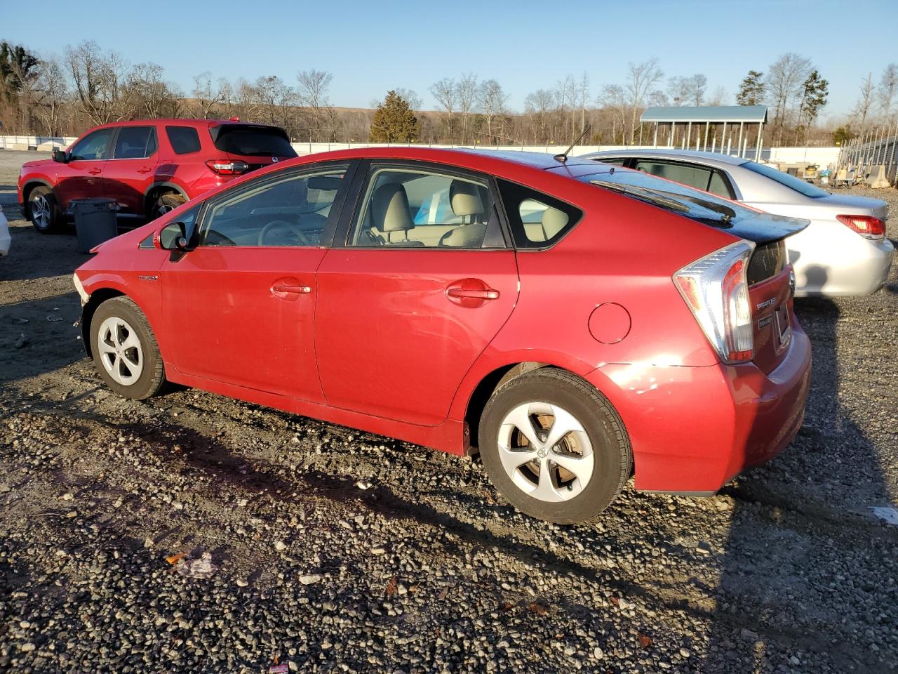 2012 Toyota Prius VIN JTDKN3DU4C5396238 Copart auction photo, front end damage thumbnail 2