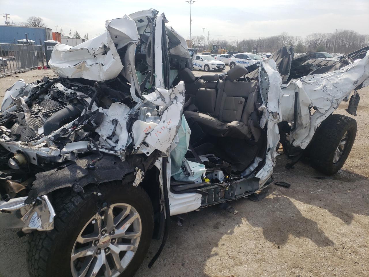 2019 GMC Sierra VIN 3GTP8DED0KG167869 Copart auction photo, all over damage thumbnail 9
