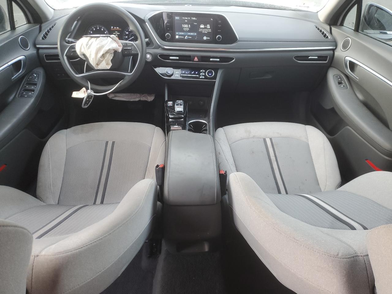 2021 Hyundai Sonata VIN 5NPEL4JA1MH097147 Copart auction photo, front end / minor dent/scratches damage thumbnail 8