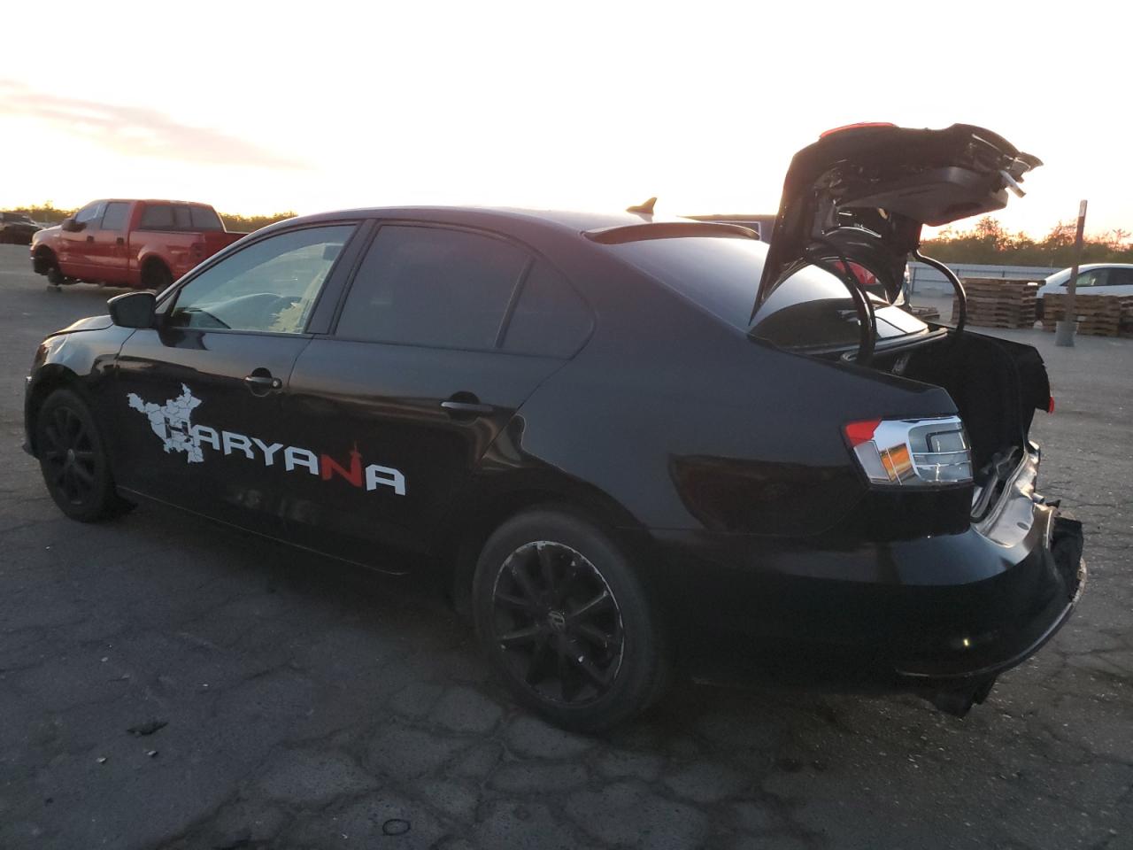 2015 Volkswagen Jetta VIN 3VWD17AJ3FM237907 Copart auction photo, rear end / front end damage thumbnail 2