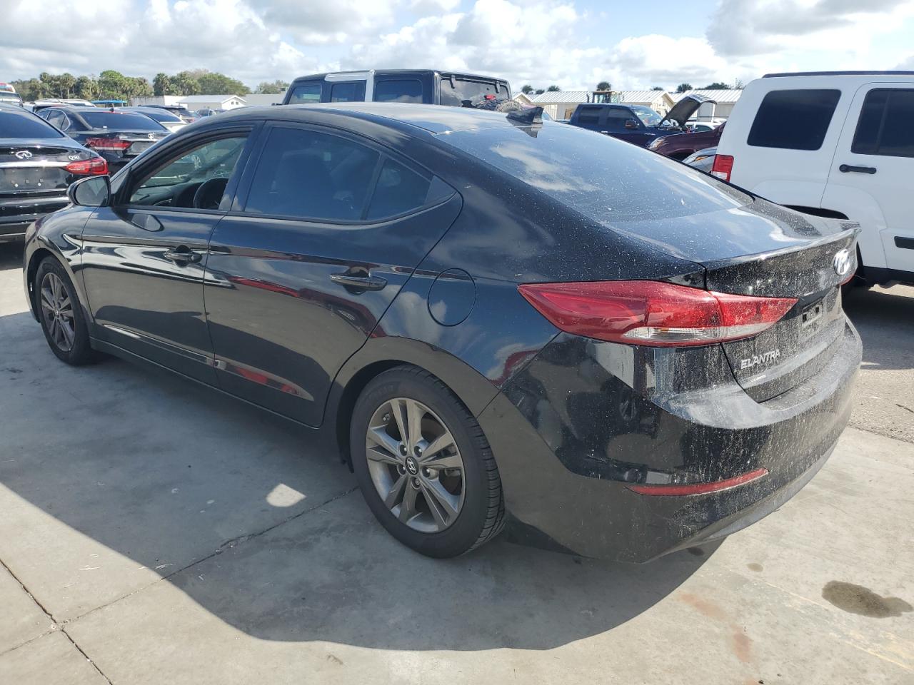 2018 Hyundai Elantra VIN 5NPD84LFXJH286980 Copart auction photo, water/flood damage thumbnail 2