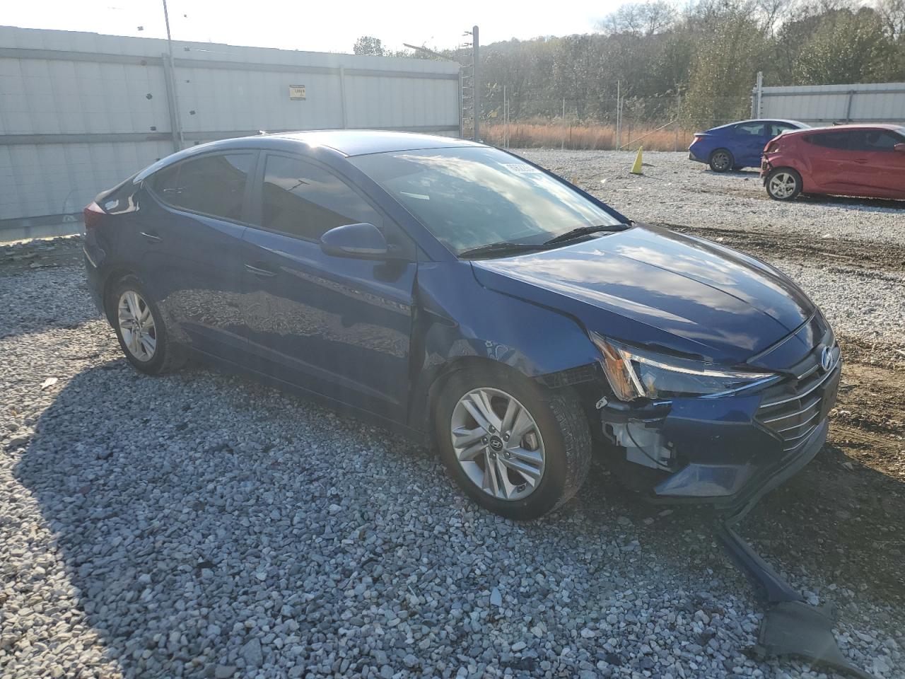 2019 Hyundai Elantra VIN 5NPD84LF5KH418609 Copart auction photo, front end damage thumbnail 4