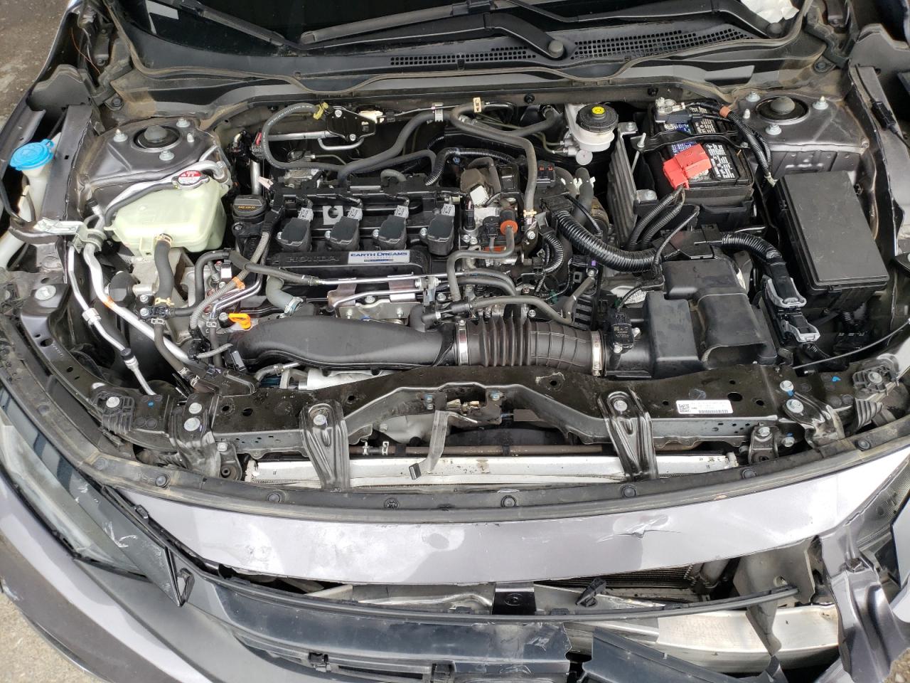 2020 Honda Civic VIN 19XFC1F36LE216195 Copart auction photo, front end damage thumbnail 11