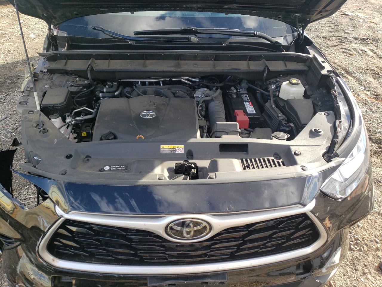 2020 Toyota Highlander VIN 5TDHZRBH1LS012305 Copart auction photo, all over / undercarriage damage thumbnail 13